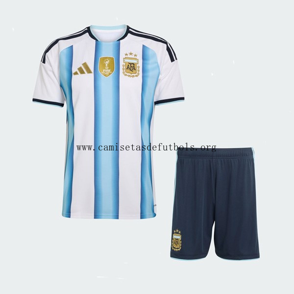Camiseta Argentina Primera Niño 2026 Bicoca regalado de risa