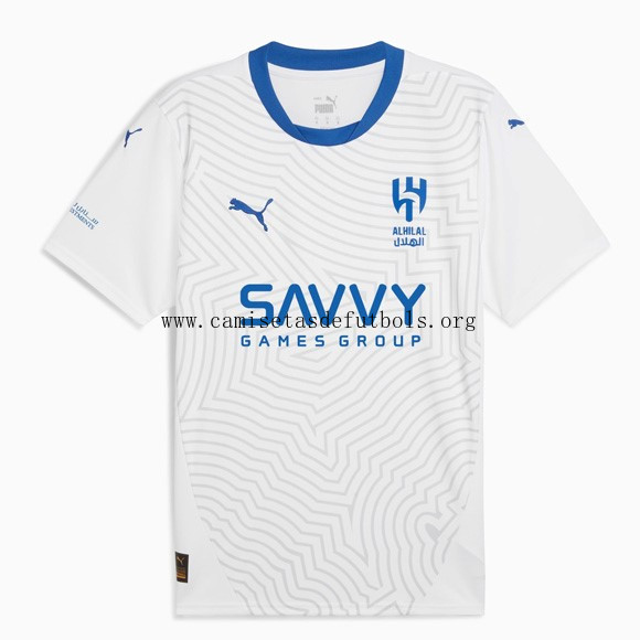 Camiseta Al Hilal SFC Replica Segunda Ropa 2024/25 Ofertón celestial calidad asegurada