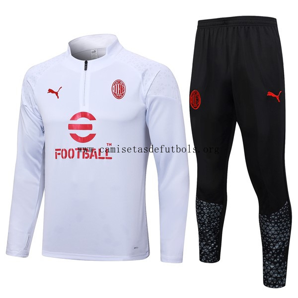 Sudadera De Training AC Milan 2024 Blanco ¡¡Menudo/a descuentazo, paga menos!