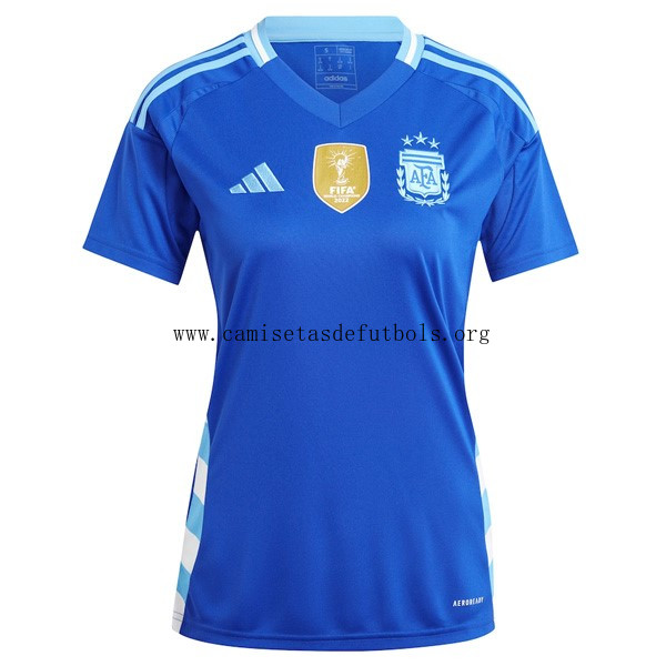 Camiseta Argentina Replica Segunda Ropa Mujer 2024 Precio tirado
