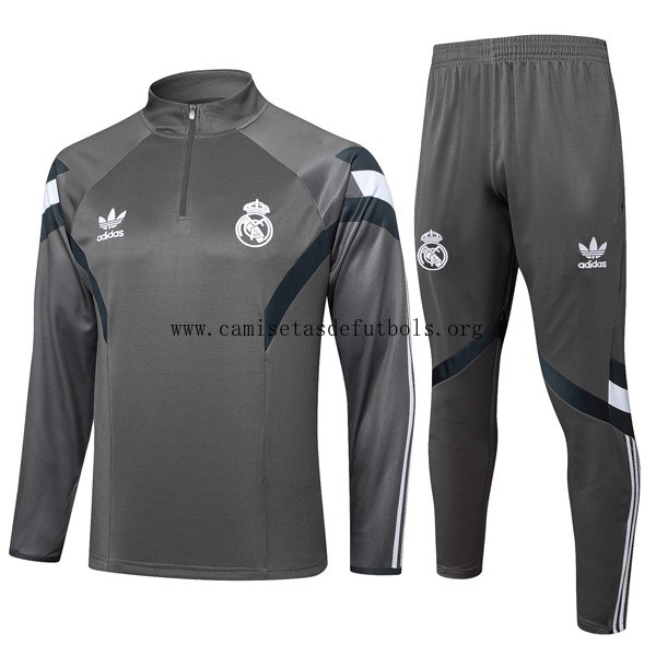 Sudadera De Training Real Madrid 2024/25 Gris 2 Ahorro demencial como nunca