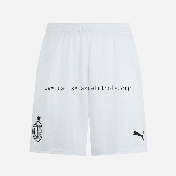 Pantalones AC Milan Replica Segunda Ropa 2024/25 Ofertón soberbio de campeonato