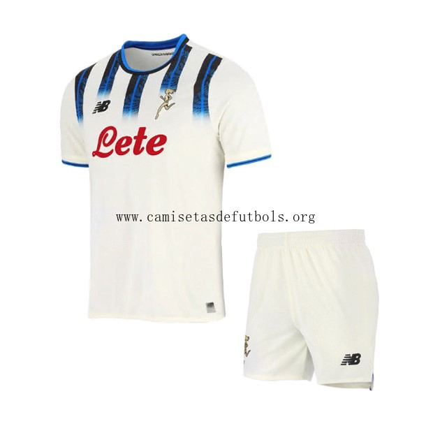 Camiseta Atalanta BC Replica Segunda Ropa Niño 2025/26 Agarra calidad asegurada