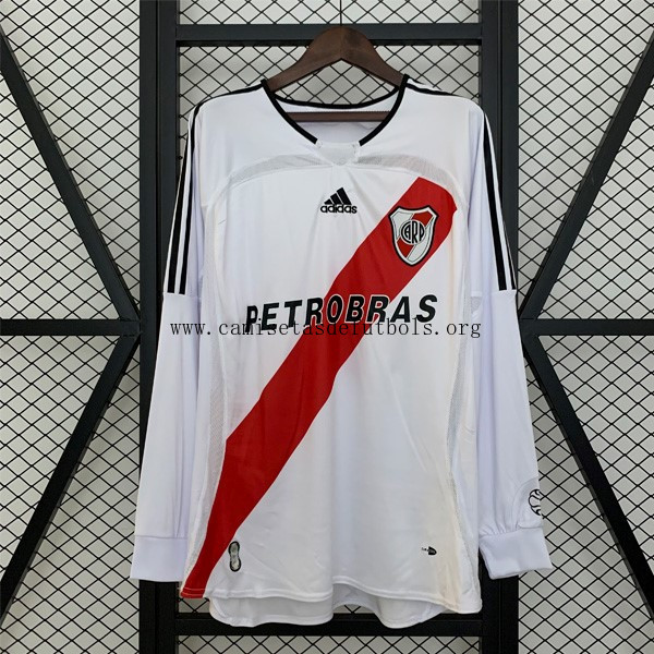 Camiseta River Plate Replica Primera Ropa ML Retro 2006-2007 Gangaza, consigue