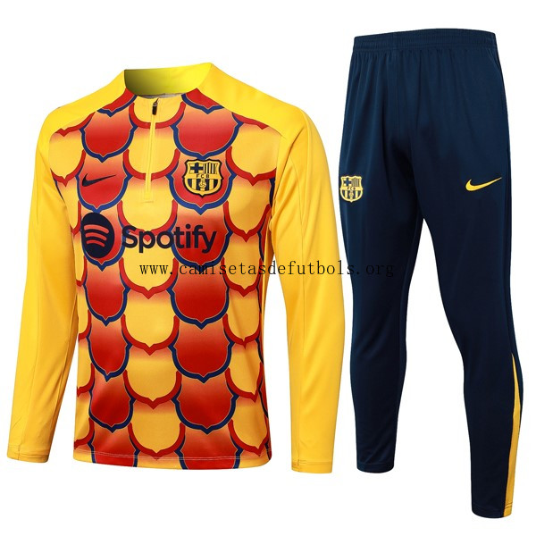 Sudadera De Training Barcelona 2024/25 Amarillo Rojo 3 ¡¡Cómo asequible descuento hasta fin de existencias!