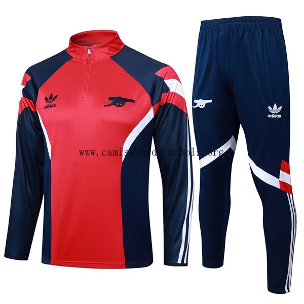 Sudadera De Training Arsenal 2024/25 Rojo Azul ¡¡Menudo/a descuentazo, consigue!