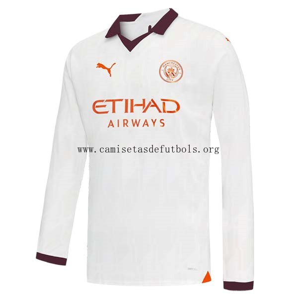 Camiseta Manchester City Replica Tercera Ropa ML 2023/24 Atrapa este chollazo ridículo