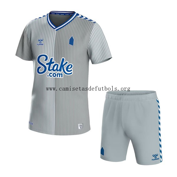 Camiseta Everton Replica Tercera Ropa Niño 2023/24 Oportunidad genial sin competencia