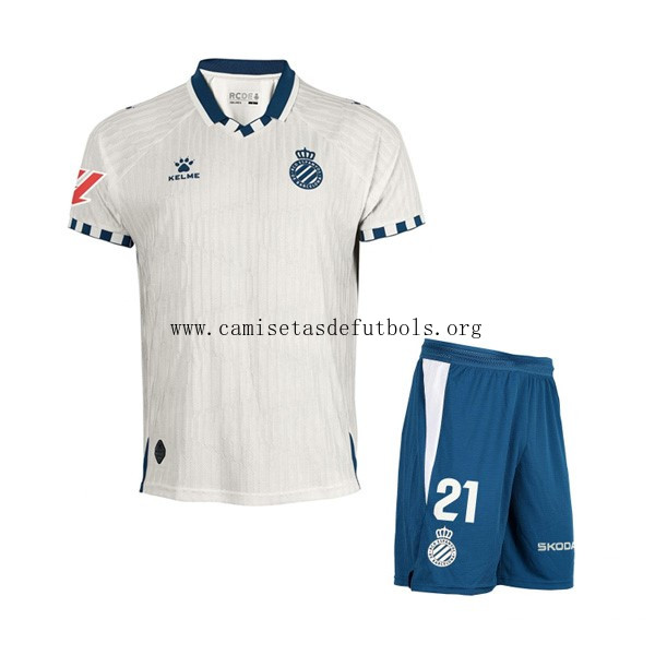 Camiseta Español Replica Segunda Ropa Niño 2025/26 Descuento genial