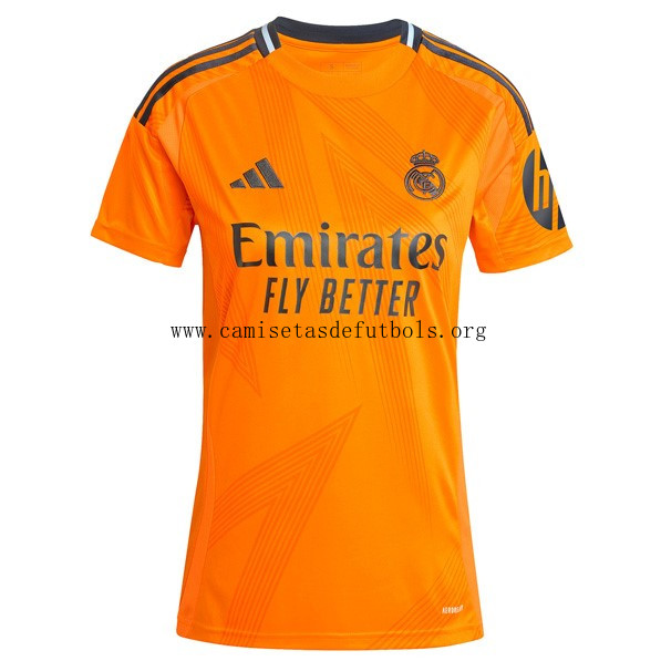 Camiseta Real Madrid Replica Segunda Ropa Mujer 2024/25 Rebajón, aprovéchalo