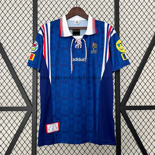 Camiseta Francia Replica Primera Ropa Retro 1996 Preciaco asequible solo hoy
