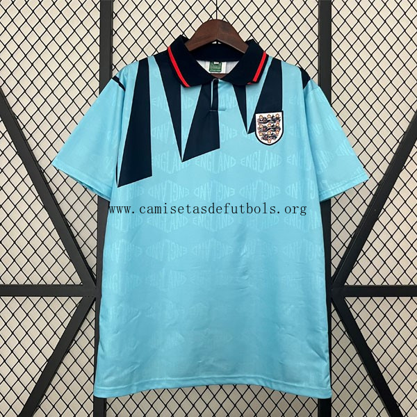 Camiseta Inglaterra Replica Tercera Ropa Retro 1992 Ganga soberbio de risa
