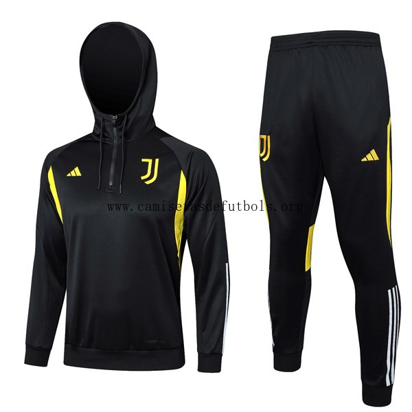 Sudadera Con Capucha Juventus 2024 Negro Preciaso, activa