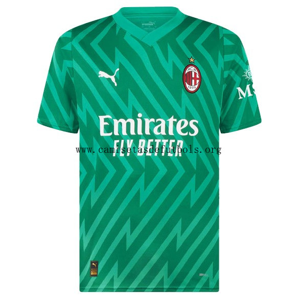Camiseta AC Milan Replica Primera Ropa Portero 2023/24 Llévatelo este descuento simbólico