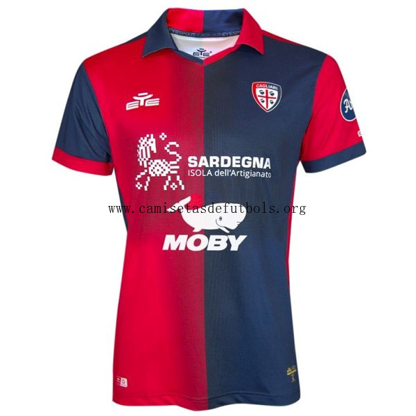 Camiseta Cagliari Calcio Replica Primera Ropa 2023/24 ¡¡Qué rebaja, aprovéchala ya!