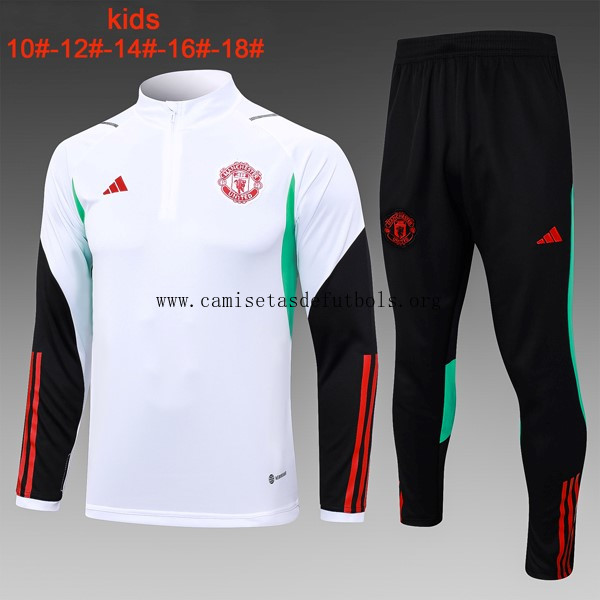 Ninos Sudadera De Training Manchester United 2024 Blanco Corre a por él este bicoca genial