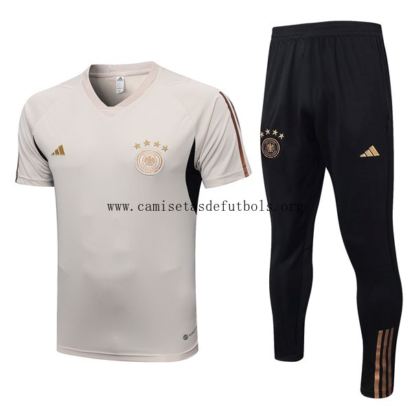 Entrenamiento Alemania Conjunto Completo 2022/23 Gris Negro ¡¡Cómo chollo, date prisa!