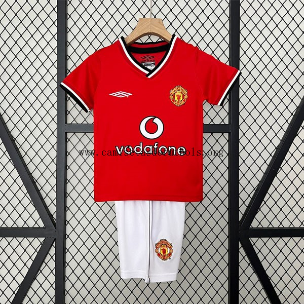 Camiseta Manchester United Replica Primera Ropa Niño Retro 2000 2001 ¡¡Menudo/a chollazo, hazte con él!