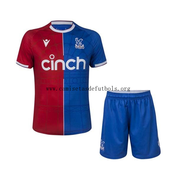 Camiseta Crystal Palace Replica Primera Ropa Niños 2023/24 Chollazo, atrapa