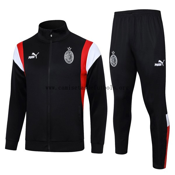Chandal AC Milan 2024 Negro 2 ¡¡Vaya bestial precio solo hoy!