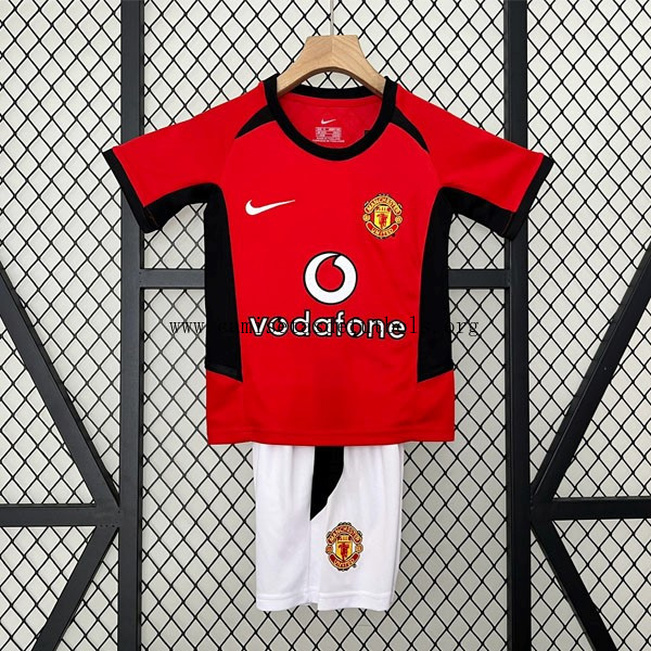 Camiseta Manchester United Replica Primera Ropa Niño Retro 2002 2004 Rebaja brutal