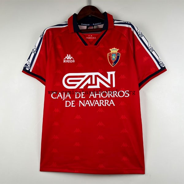 Camiseta Osasuna Replica Primera Ropa Retro 1995-1997 ¡¡Menudo/a gangaza, dispara!