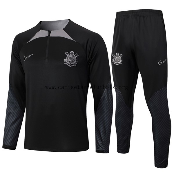 Sudadera De Training Corinthians 2024/25 Negro Saldazo transparente