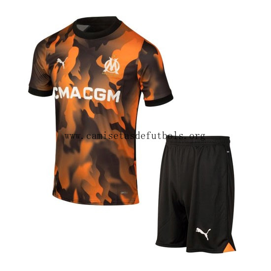 Camiseta Marsella Replica Tercera Ropa Niño 2023/24 ¡¡Menudo/a oferta, agarra!