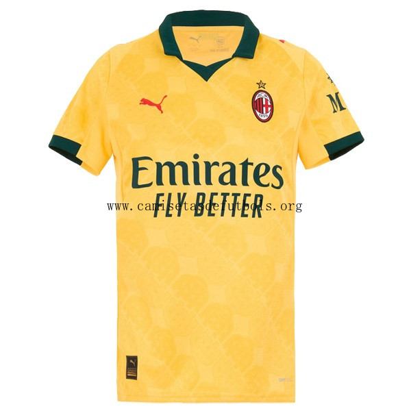 Camiseta AC Milan Replica Tercera Ropa Mujer 2025/26 Liquidación, gasta menos