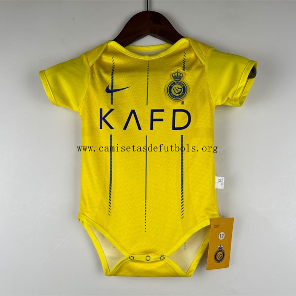 Camiseta Al-Nassr FC Replica Primera Ropa Bebé 2023/24 Chollazo fabuloso