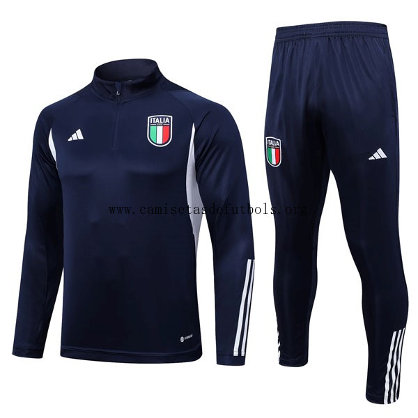 Sudadera De Training Italia 2023/24 Azul Ahorro demencial
