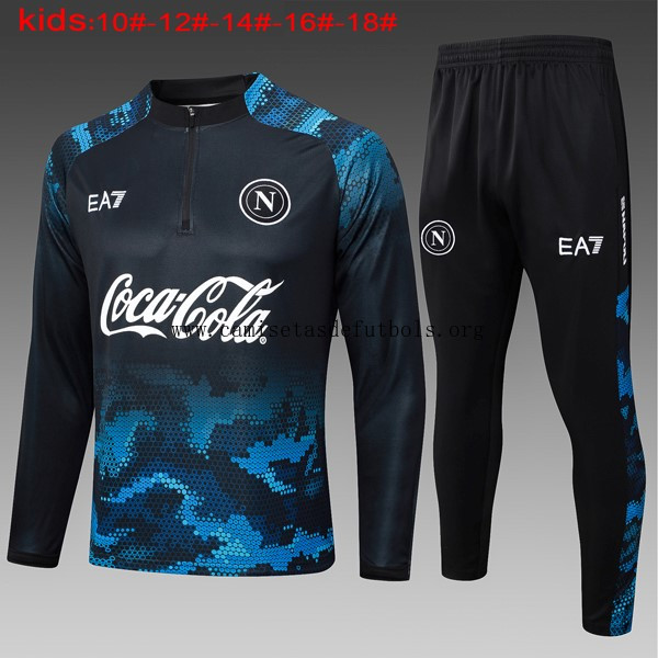 Ninos Sudadera De Training Napoli 2024/25 Azul ¡¡Vaya bicoca, cógelo!