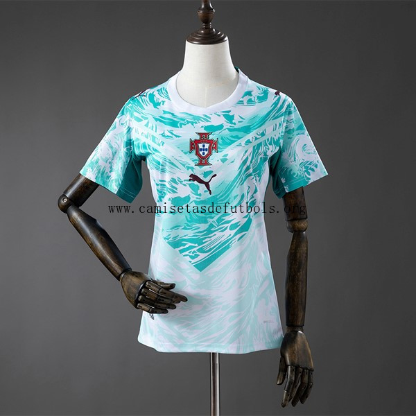 Camiseta Portugal Replica Segunda Ropa Mujer 2026 Consigue este gangaza sensacional