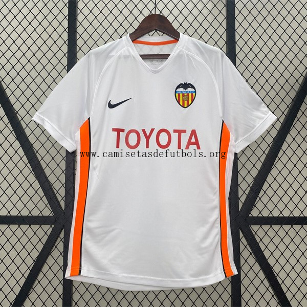 Camiseta Valencia Replica Primera Ropa Retro 2006-2007 ¡¡Vaya ganga, pide ahora!