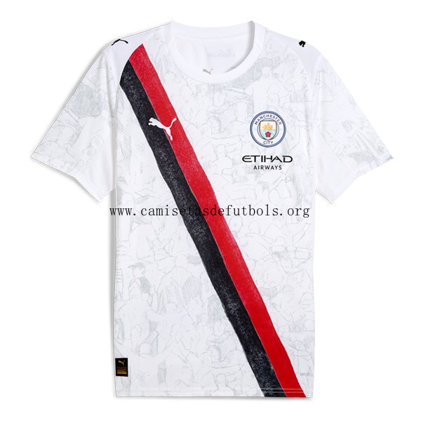 Camiseta Manchester City KidSuper 2025/26 Blanco Oportunidad, no lo pienses
