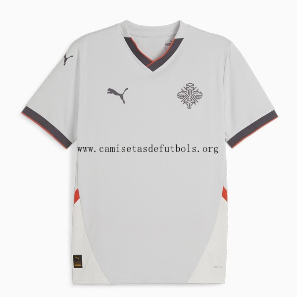 Camiseta Islandia Replica Segunda Ropa 2024 Saldo divino de risa