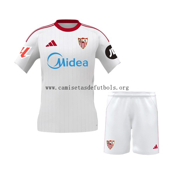 Camiseta Sevilla Replica Primera Ropa Niño 2025/26 ¡¡Qué bicoca, paga menos!