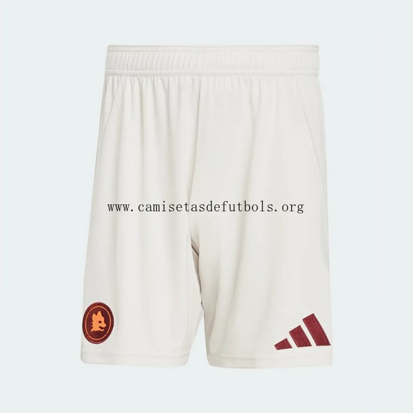Pantalones AS Roma Replica Segunda Ropa 2024/25 Divino ganga, cógelo de infarto