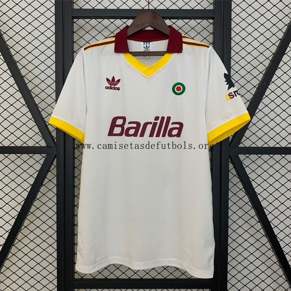 Camiseta Roma Replica Segunda Ropa Retro 1991-1992 Dispara por tiempo limitado