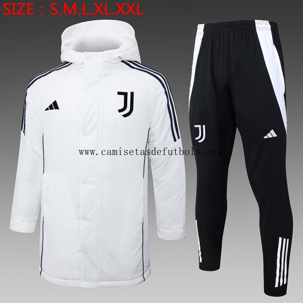 Abrigo Juventus Conjunto Completo 2024/25 Blanco Excelente preciaco, consigue con devolución gratis