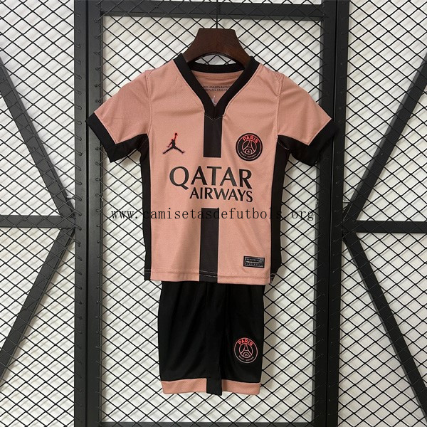 Camiseta PSG Replica Tercera Ropa Niño 2024/25 Ridículo rebajón, llévatelo más barato que nunca