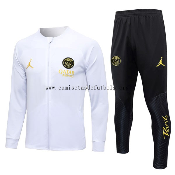 Chandal Paris Saint Germain 2023/24 Blanco Liquidación magnífico de la temporada