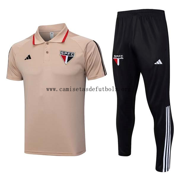 Polo Sao Paulo Conjunto Completo 2023/24 Amarillo Gasta menos calidad asegurada