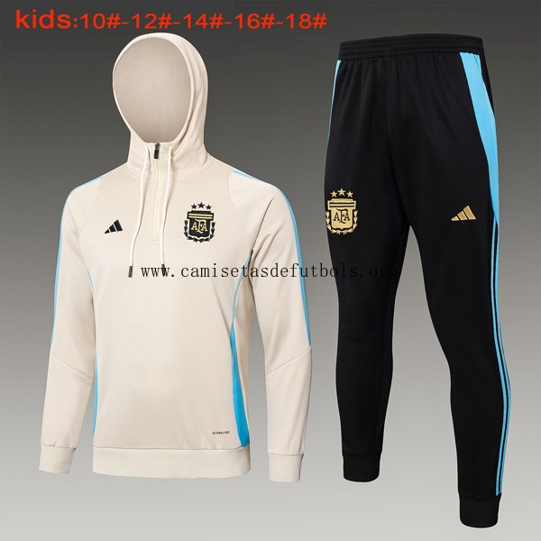 Niños Sudadera Con Capucha Argentina 2024/25 Amarillo 3 Formidable oferta, paga menos por tiempo limitado