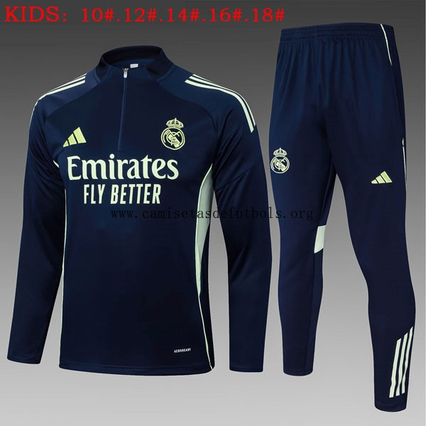 Ninos Sudadera De Training Real Madrid 2025/26 Azul 7 Descuentazo, adquiere