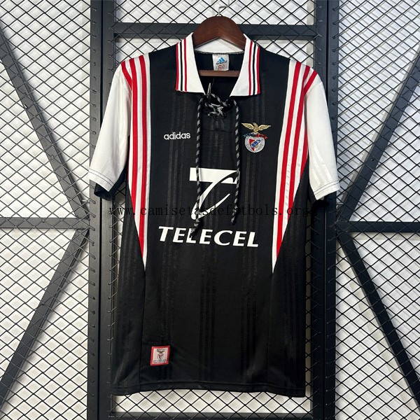 Camiseta Benfica Replica Segunda Ropa Retro 1997-1998 Reserva más barato que nunca
