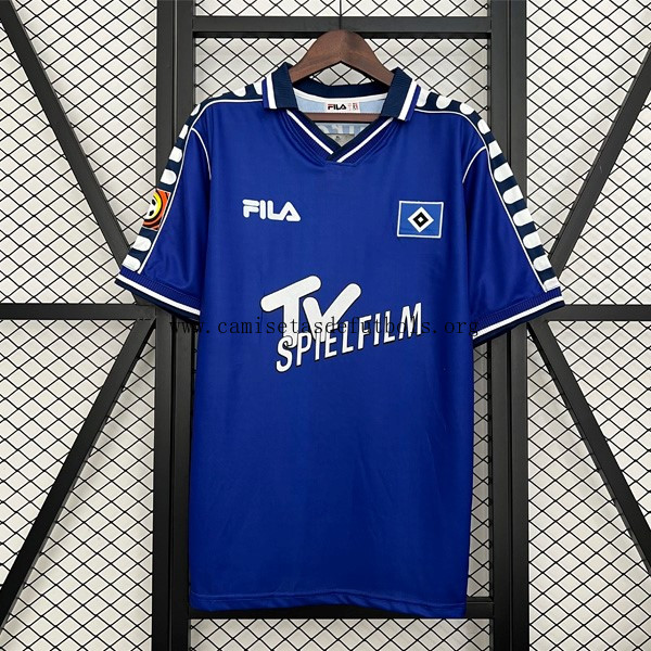 Camiseta Hamburgo S.V Retro 2000 Azul Ahorro bestial