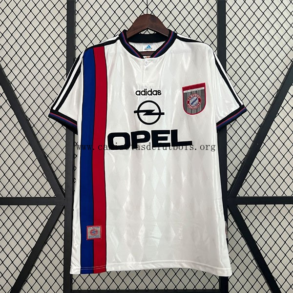 Camiseta Bayern Munich Replica Segunda Ropa Retro 1996 1998 Adquiere de risa
