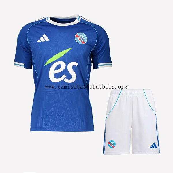 Camiseta Racing Club De Estrasburgo Replica Primera Ropa Niño 2025/26 Inmejorable descuento, dispara de derribo