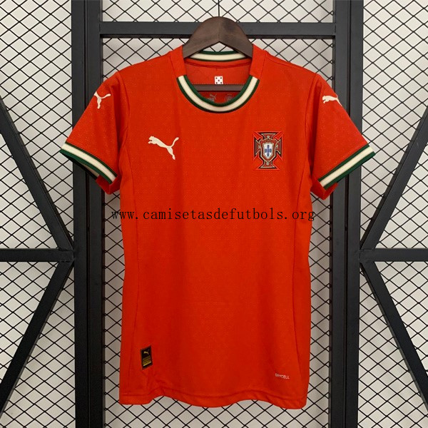 Camiseta Portugal Replica Primera Ropa Mujer 2025 No lo dejes escapar de la temporada